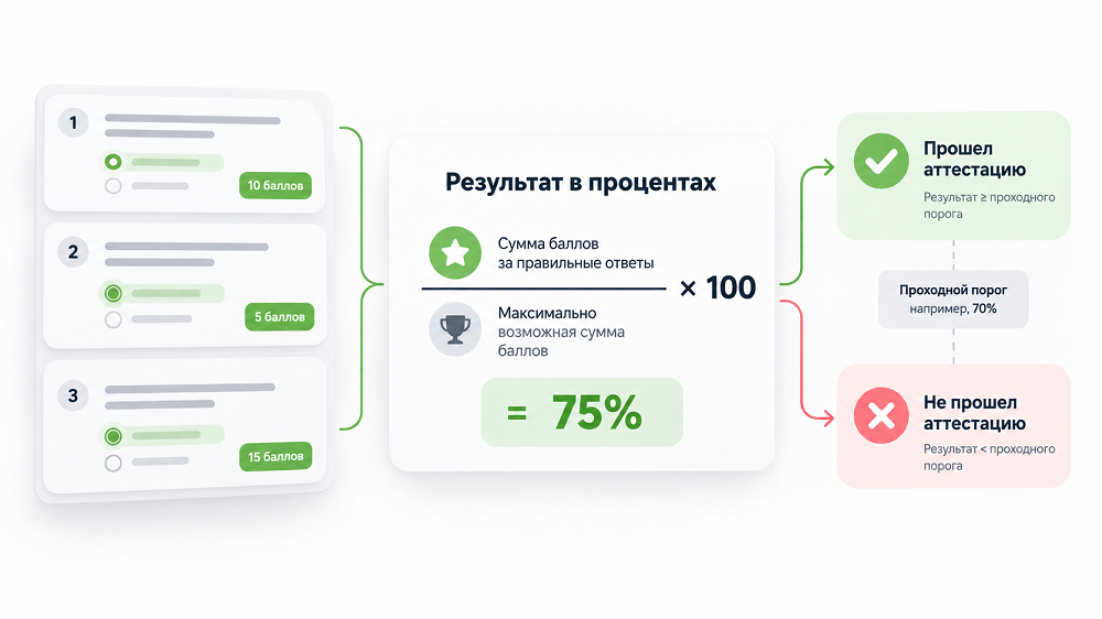 Логика подсчета баллов